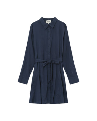 ROBE COURTE MARINE PRALINE