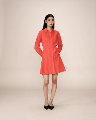 ROBE COURTE ROUGE PRALINE