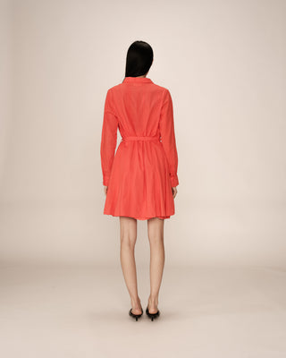 ROBE COURTE ROUGE PRALINE