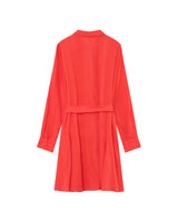 Robe chemise courte rouge Praline