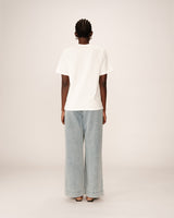 Printed message t-shirt ecru Prelude_13153