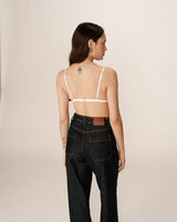 Bralette en dentelle ecru Presley