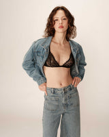 Bralette en dentelle noir Presley