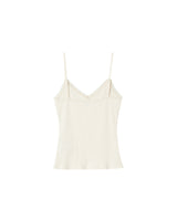 Top avec lisere en dentelle ecru Presto