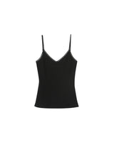Top avec lisere en dentelle noir Presto