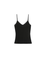 Top avec lisere en dentelle noir Presto