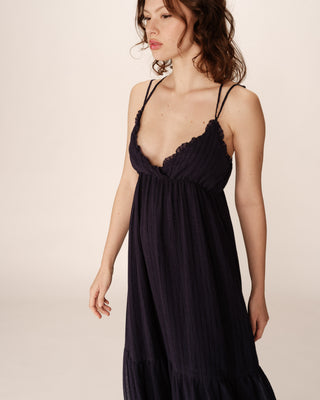 ROBE LONGUE MARINE PRETTY