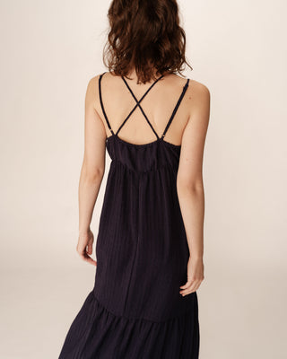 ROBE LONGUE MARINE PRETTY