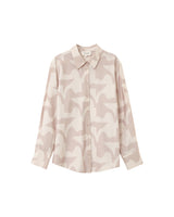 Patterned shirt beige Primo_13140
