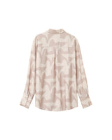 Patterned shirt beige Primo_13140
