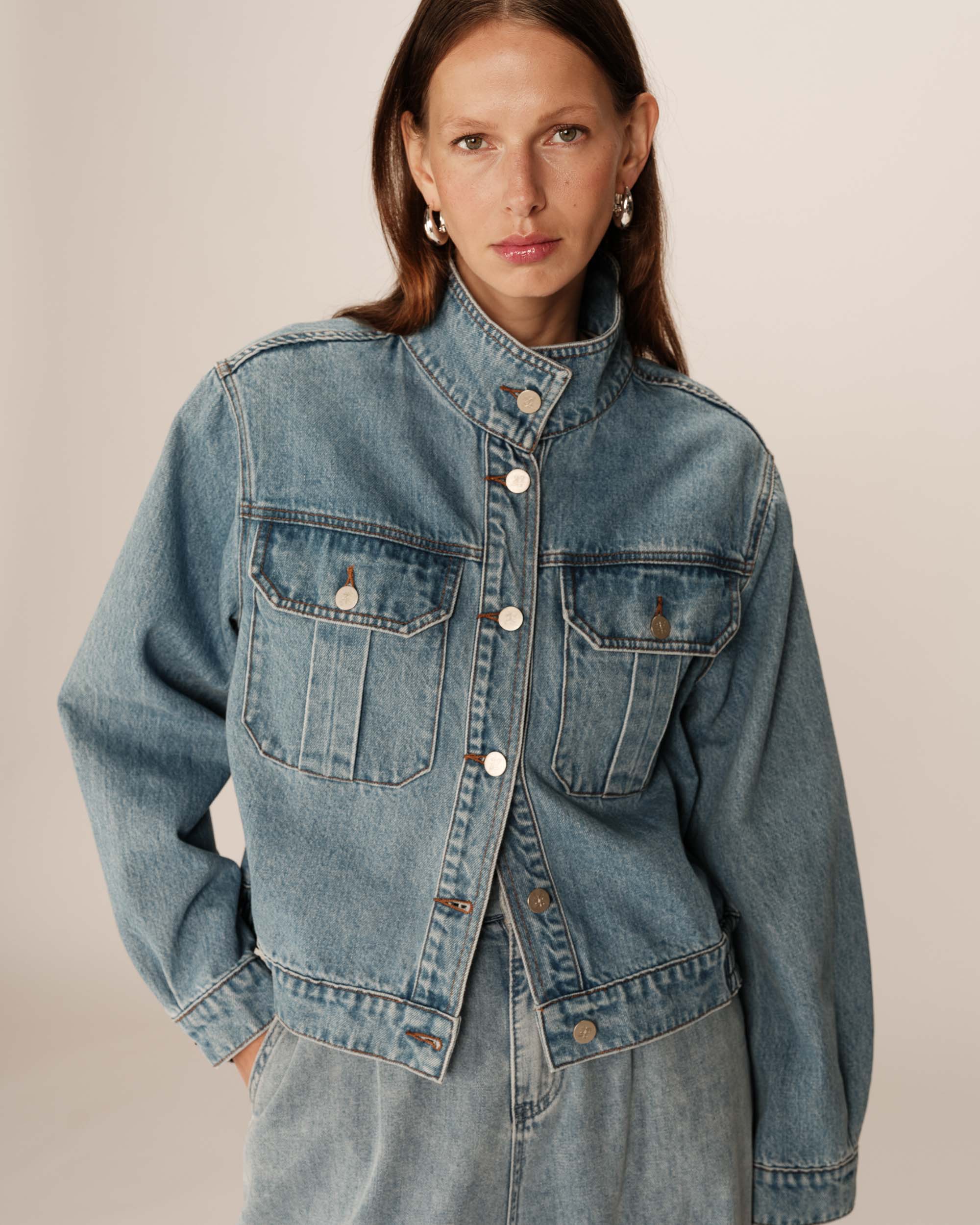 Denim jacket light blue Primrose