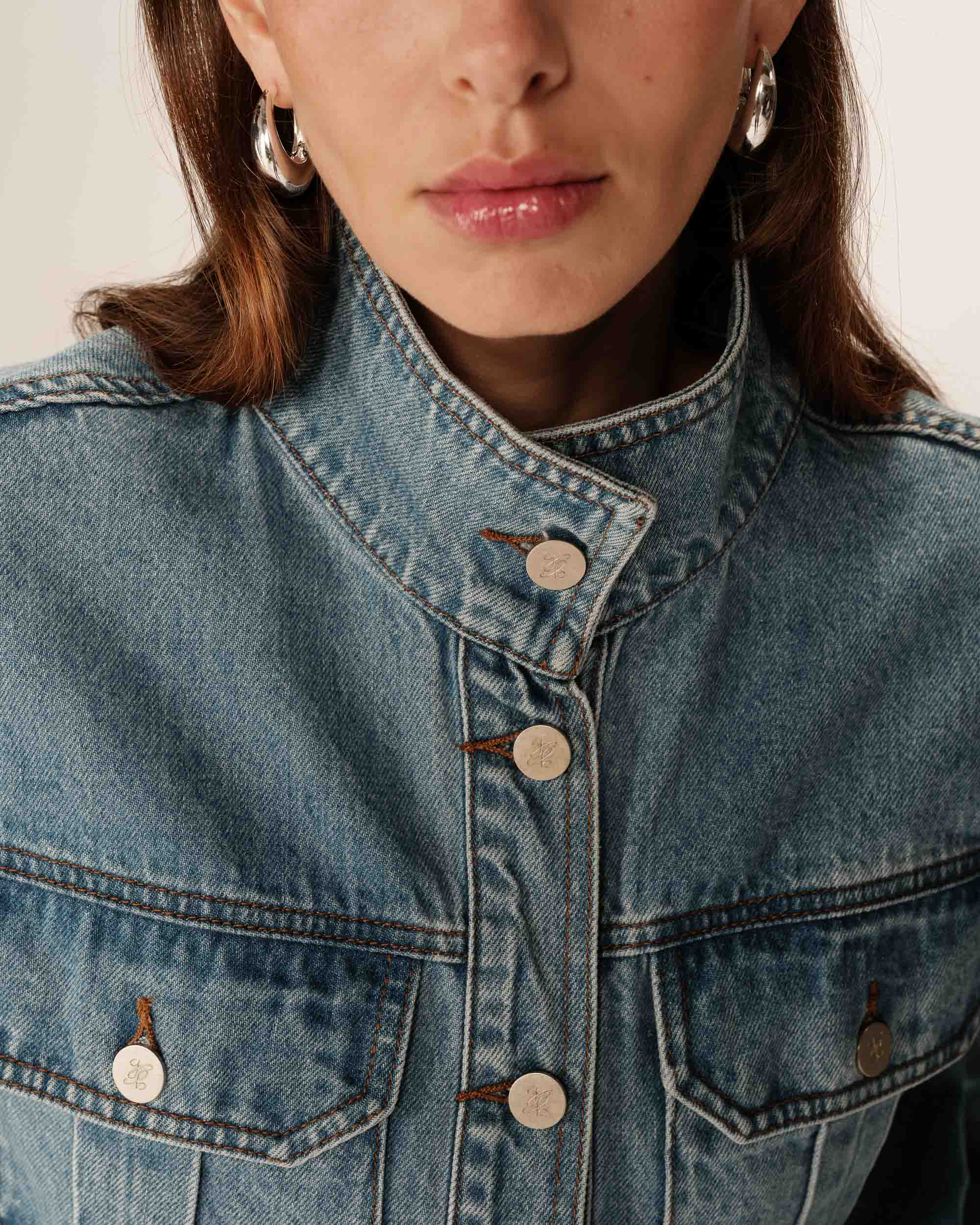 Denim jacket light blue Primrose
