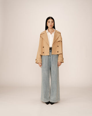 TRENCH CAMEL PRINTEMPS