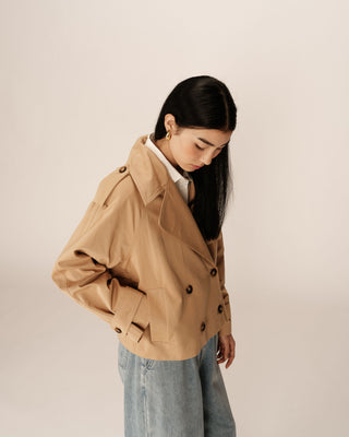 TRENCH CAMEL PRINTEMPS