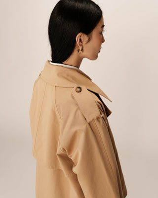 TRENCH CAMEL PRINTEMPS
