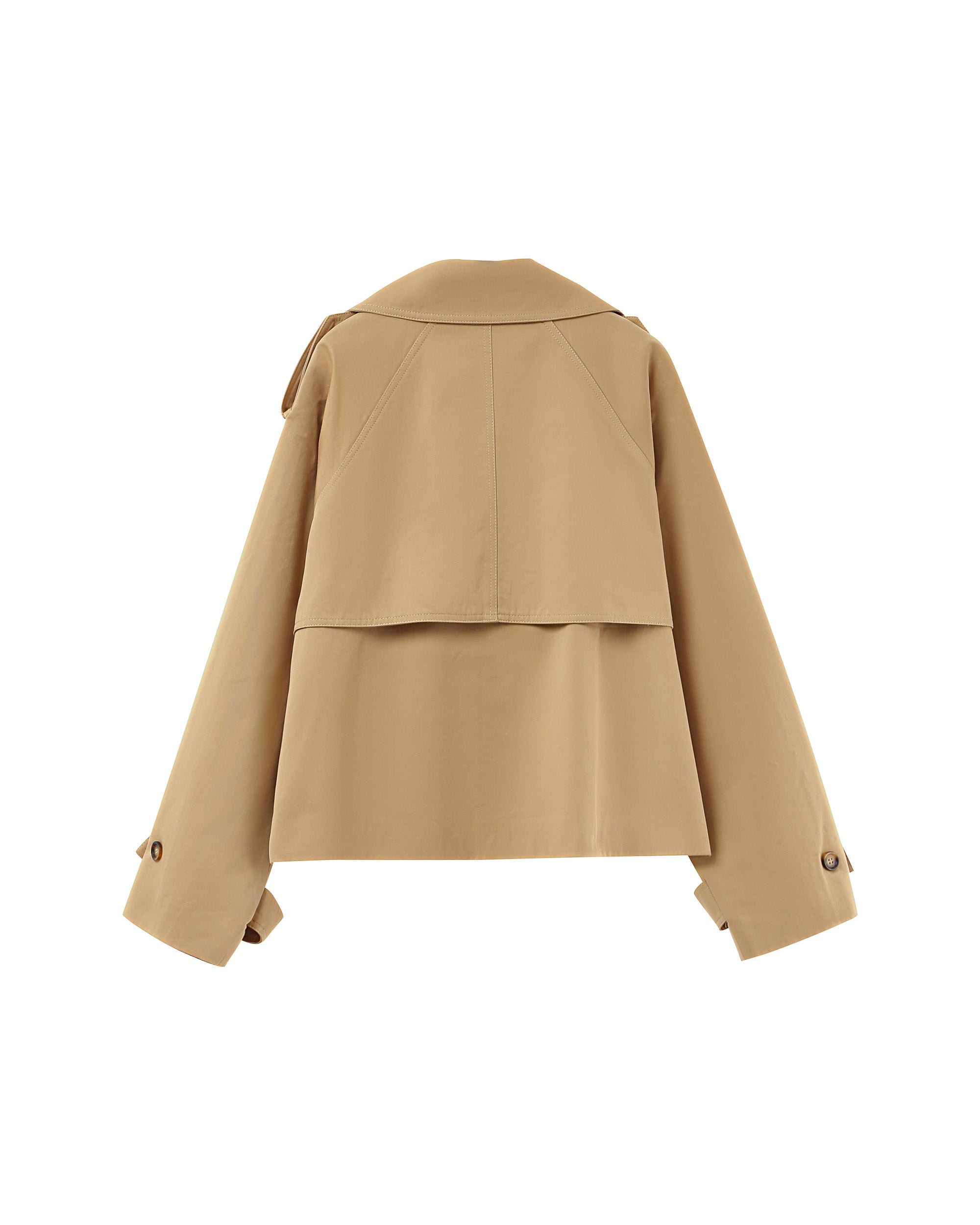 Short trench coat camel Printemps
