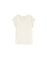 Fluid jersey top ecru Prosper_13033