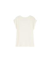 Fluid jersey top ecru Prosper_13033
