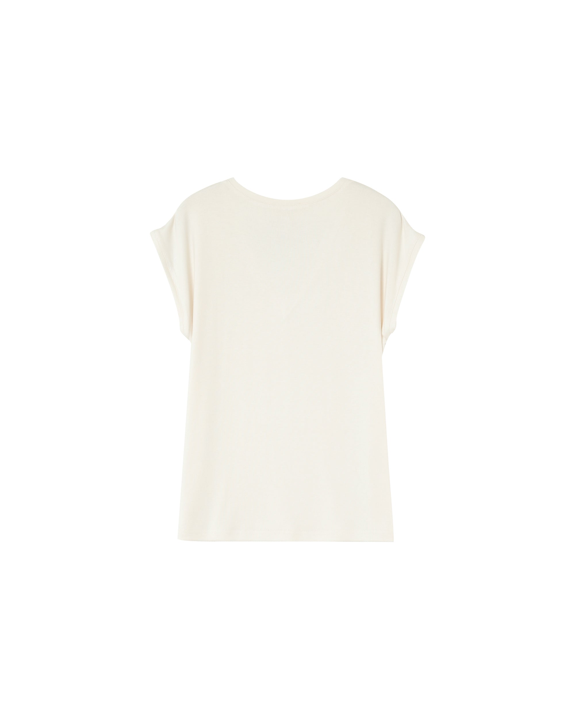 Fluid jersey top ecru Prosper_13033