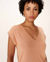 Fluid jersey top peach Prosper_13033