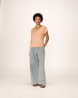 Fluid jersey top peach Prosper_13033