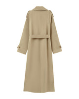 Long cotton trench coat beige Proust