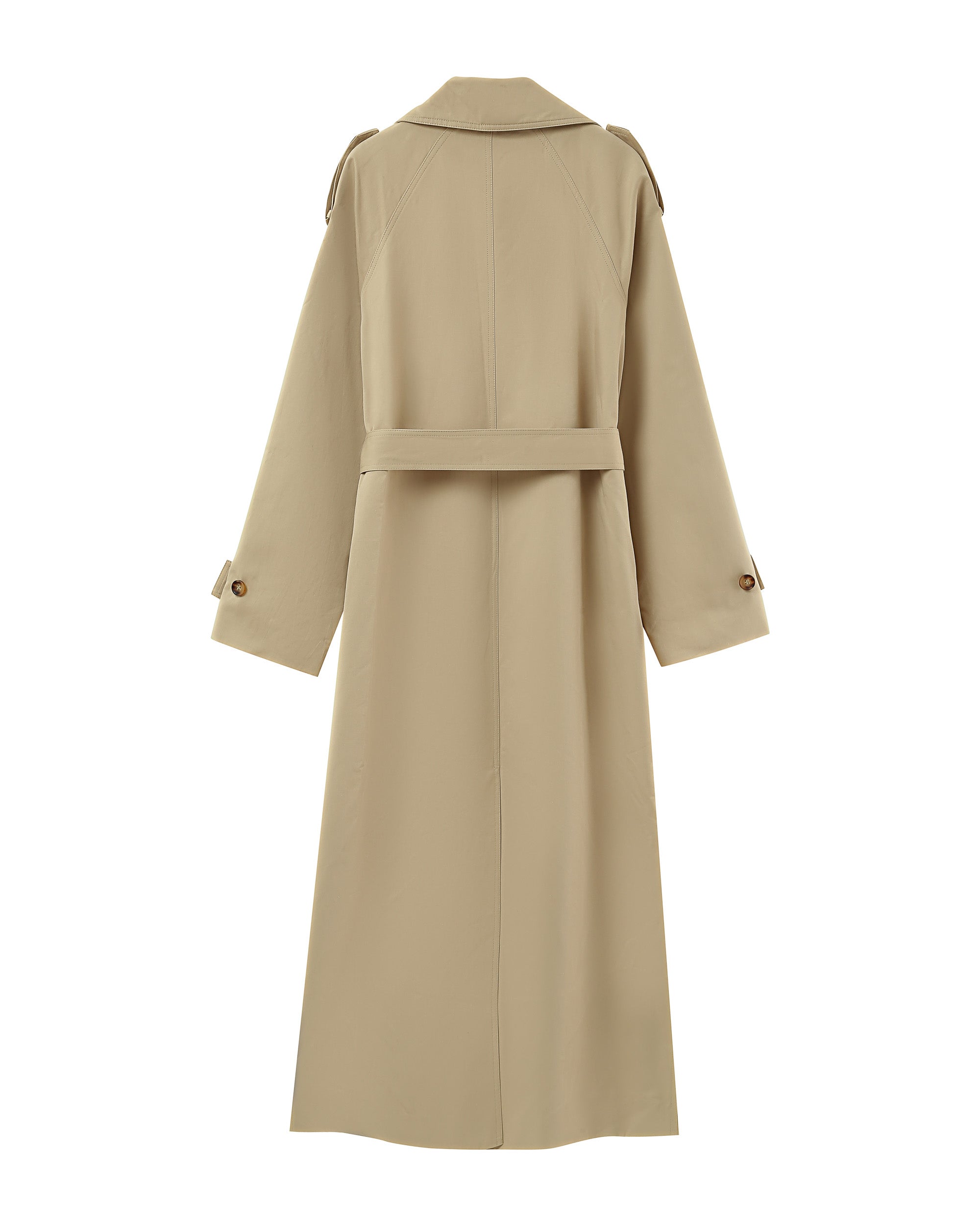 Long cotton trench coat beige Proust