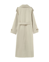 Long cotton trench coat ecru Proust