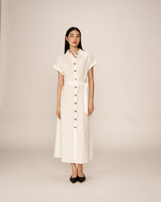ROBE LONGUE ECRU PRUDENCE