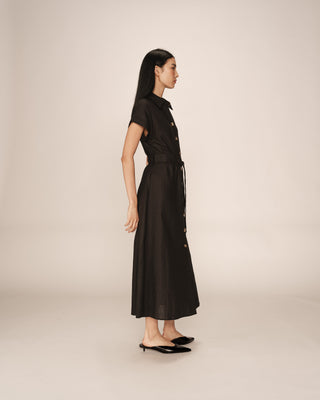 ROBE LONGUE NOIR PRUDENCE