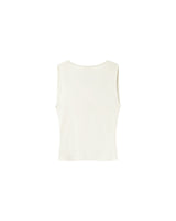 Top sans manches drape ecru Pure