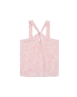 Top fluide col torsade rose Racine