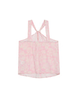 Top fluide col torsade rose Racine