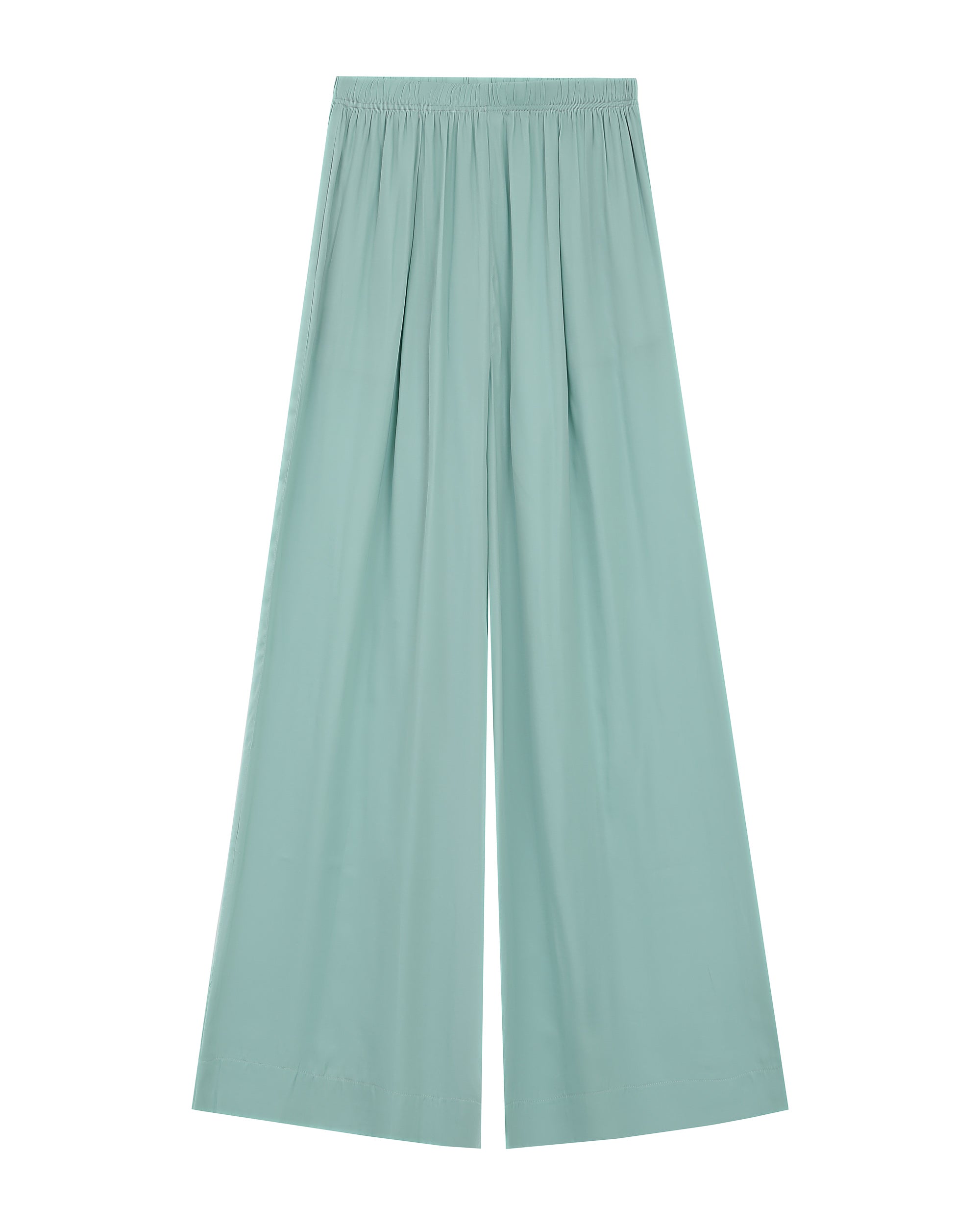 Pantalon large fluide vert Rain