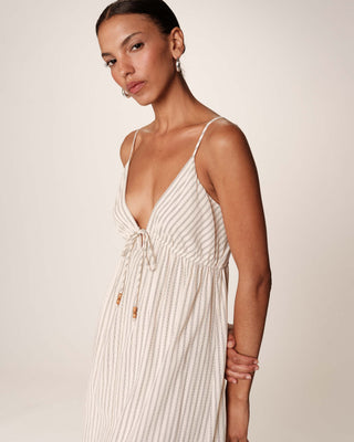 ROBE LONGUE ECRU RAJA