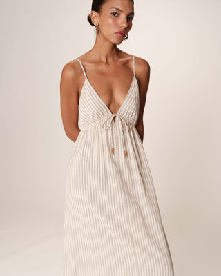 ROBE LONGUE ECRU RAJA