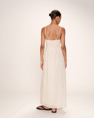 ROBE LONGUE ECRU RAJA