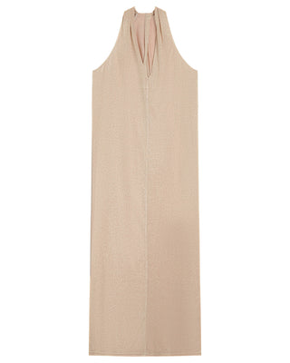 ROBE MI-LONGUE CHAMPAGNE RANI