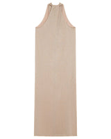 Robe mi-longue en lurex champagne Rani