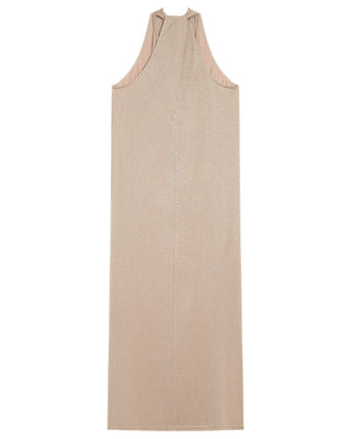 ROBE MI-LONGUE CHAMPAGNE RANI