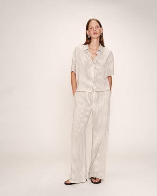 PANTALON ECRU RAVEN
