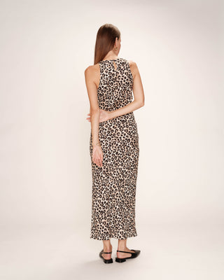 ROBE LONGUE BEIGE RAY