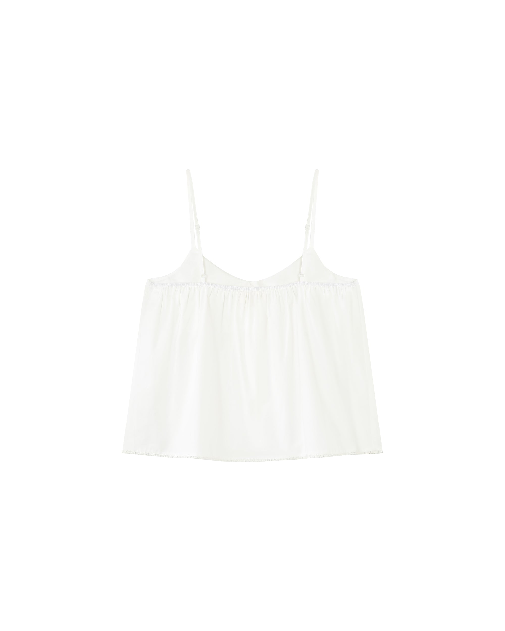 Ruched wide top ecru Real_13217