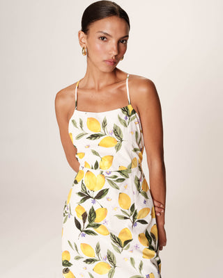 ROBE MI-LONGUE ECRU REBECCA