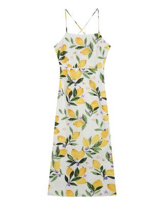 ROBE MI-LONGUE ECRU REBECCA