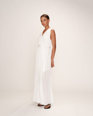 ROBE LONGUE ECRU REGIS