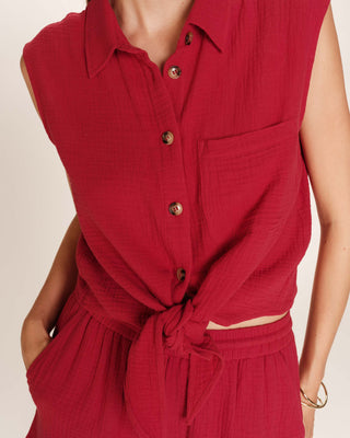 CHEMISE CERISE REGLISSE