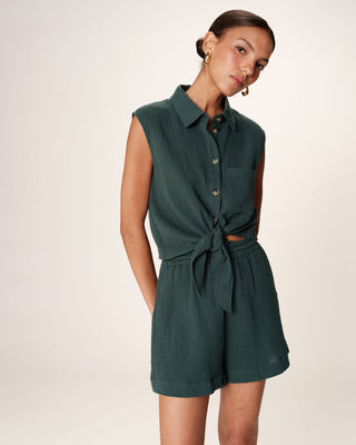 CHEMISE EMERAUDE REGLISSE