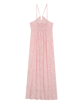 ROBE LONGUE ROSE REINE