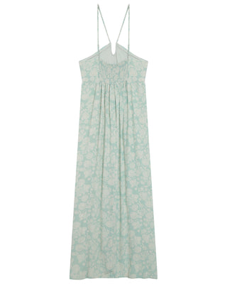 ROBE LONGUE VERT REINE